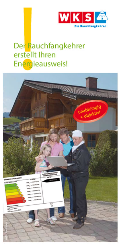 Informationsfolder der WKS energieausweis