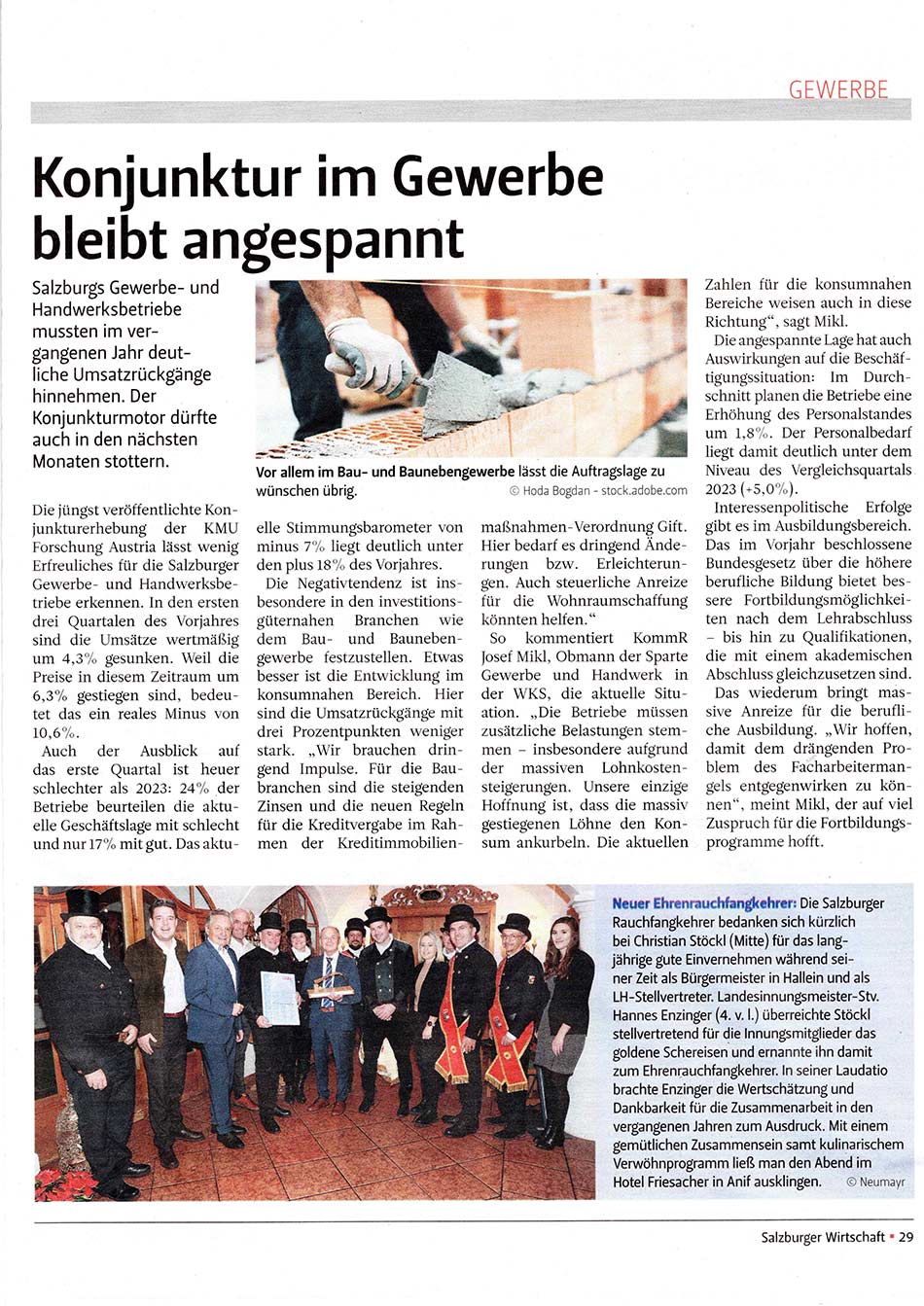Konjunktur Gewerbe